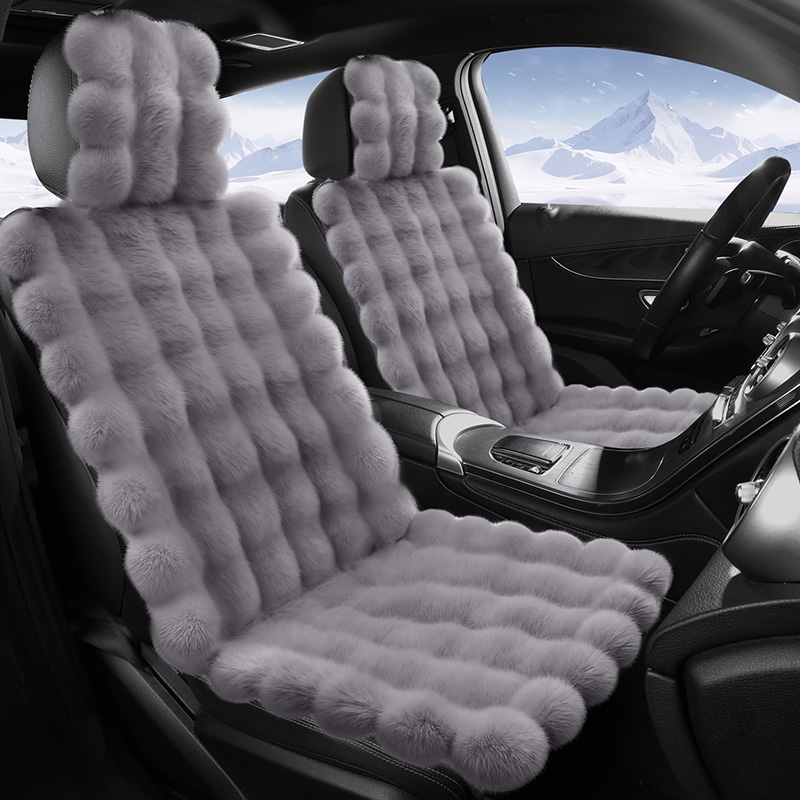 Housse de siège de voiture en peluche artificielle, coussin d'hiver pour Bmw série 1 E81 E82 E87 E88 F20 F21 F52 F40, accessoires de voiture