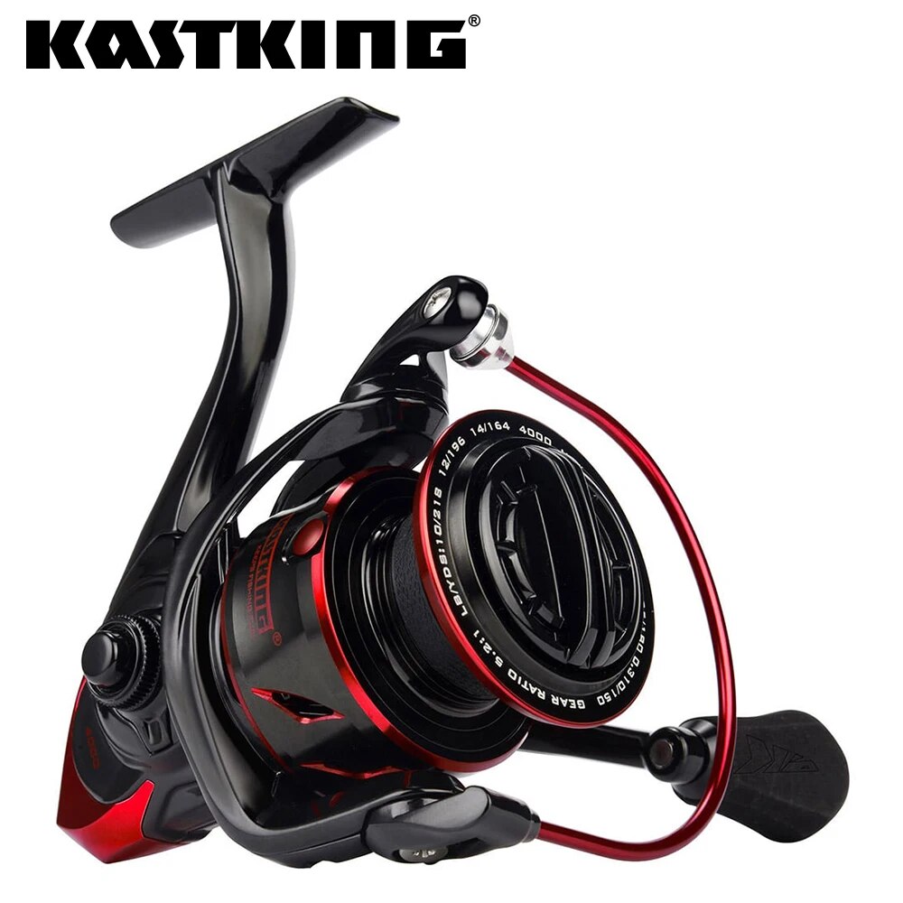 Collection AliExpress KastKing-Moulinet Sharky III Ball BearTrinity, 10 + 1, 18kg Max Drag, Corps en métal durable, Moulinet de pêche en eau douce et en eau salée