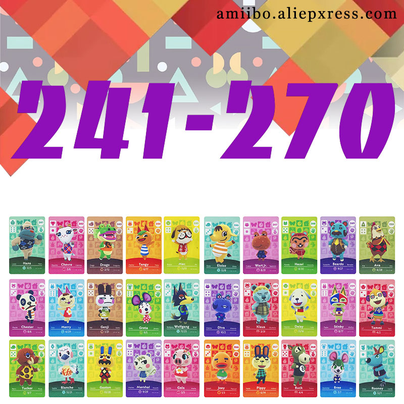 (241 a 270) Tarjeta de impresión NFC Tarjeta impresa NTAG215 para juegos NS