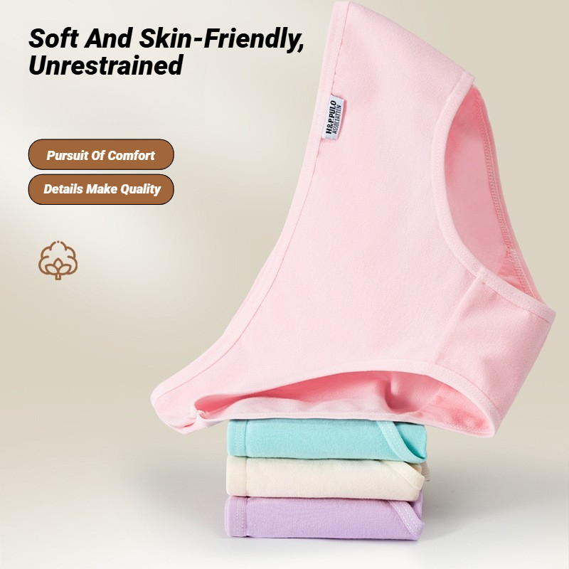Culotte femme couleur bonbon, confortable, en coton de haute qualité, taille mi-haute, respirante, unie, douce pour la peau, grandes tailles, douce