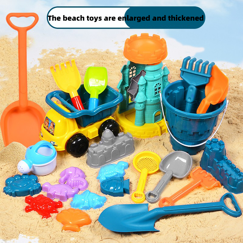 Herramientas de excavación de arena para bebés, cubos de playa, palas, juguetes de playa, construcción de castillos de playa para niños, juguetes al aire libre, juegos de arena