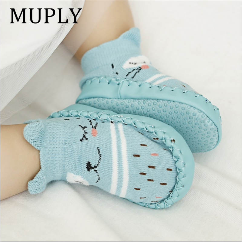 Kaus Kaki Bayi Modis 2022 dengan Sol Karet Kaus Kaki Bayi Kaus Kaki Lantai Anak-anak Musim Gugur Musim Dingin Baru Lahir Sepatu Kaus Kaki Sol Lembut Antiselip