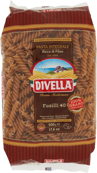 Pasta Vollkorn Fusilli 500g - Divella