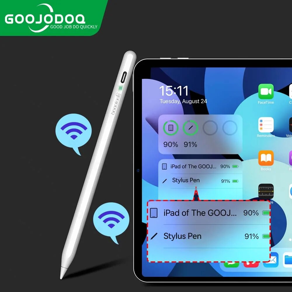Rysik do iPada Apple Pen Stylus do Apple Pencil 2 1 do iPada Air 4 2021 Pro 11 12.9 2020 Air 3 10.5 2019 10.2 Mini 5 Touch Pen