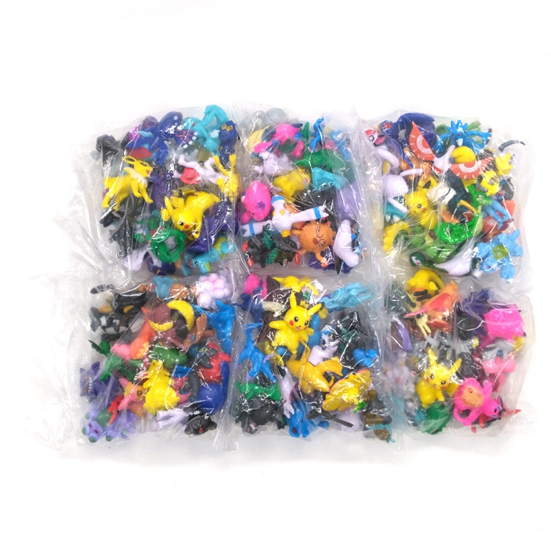 24PC Pokemon Pikachu Mini Figuren Charizard Charmander Squirtle Venusaur PVC Sammlung Figur Kinder Juguetes Spielzeug