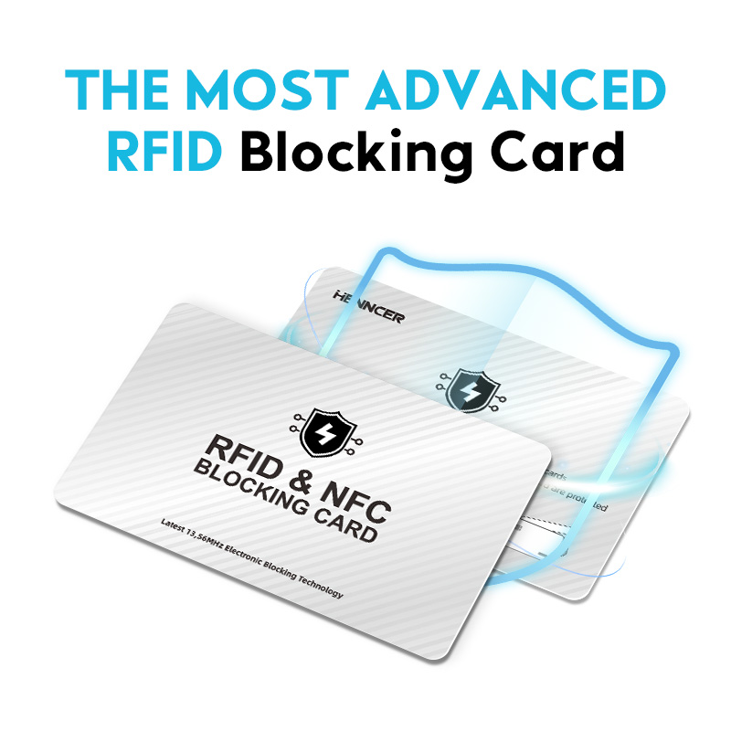 Блокирующие RFID-карты Бесконтактные NFC Дебетовая кредитная карта Защитная пленка для паспорта Набор блокаторов Умный противоугонный дизайн Идеально