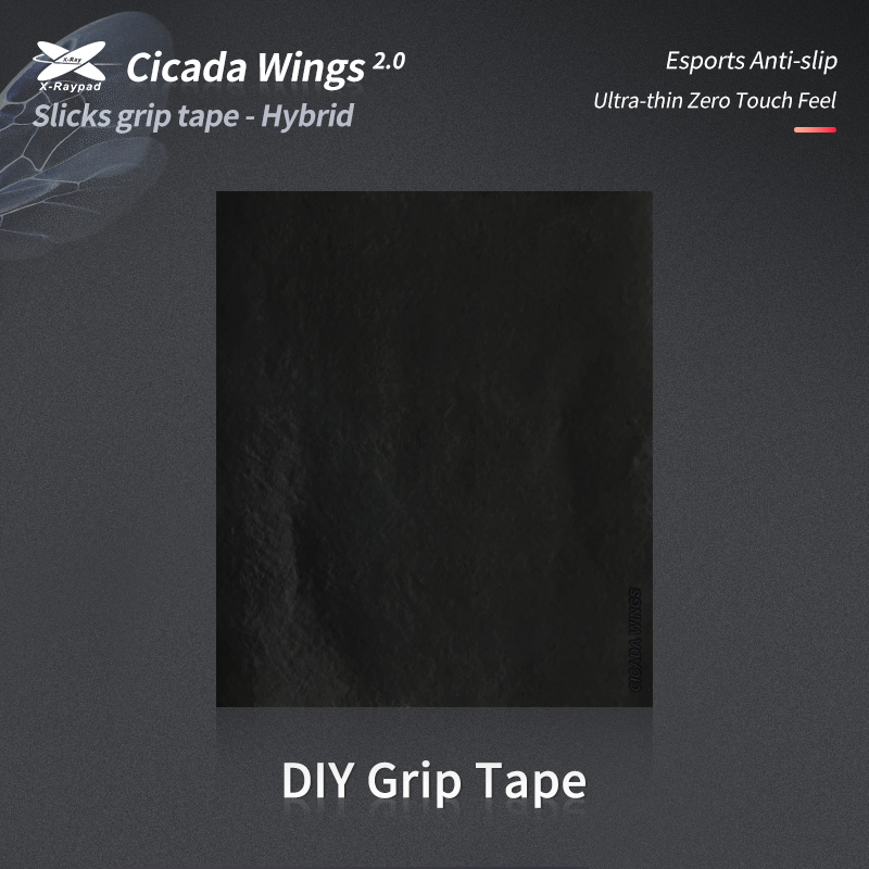 X-Raypad Cicada Wings V2 Slick DIY เทปพันเมาส์ X-raypad ผิวเหงื่อทนกันลื่นสติกเกอร์ทนทานเทปพันเมาส์