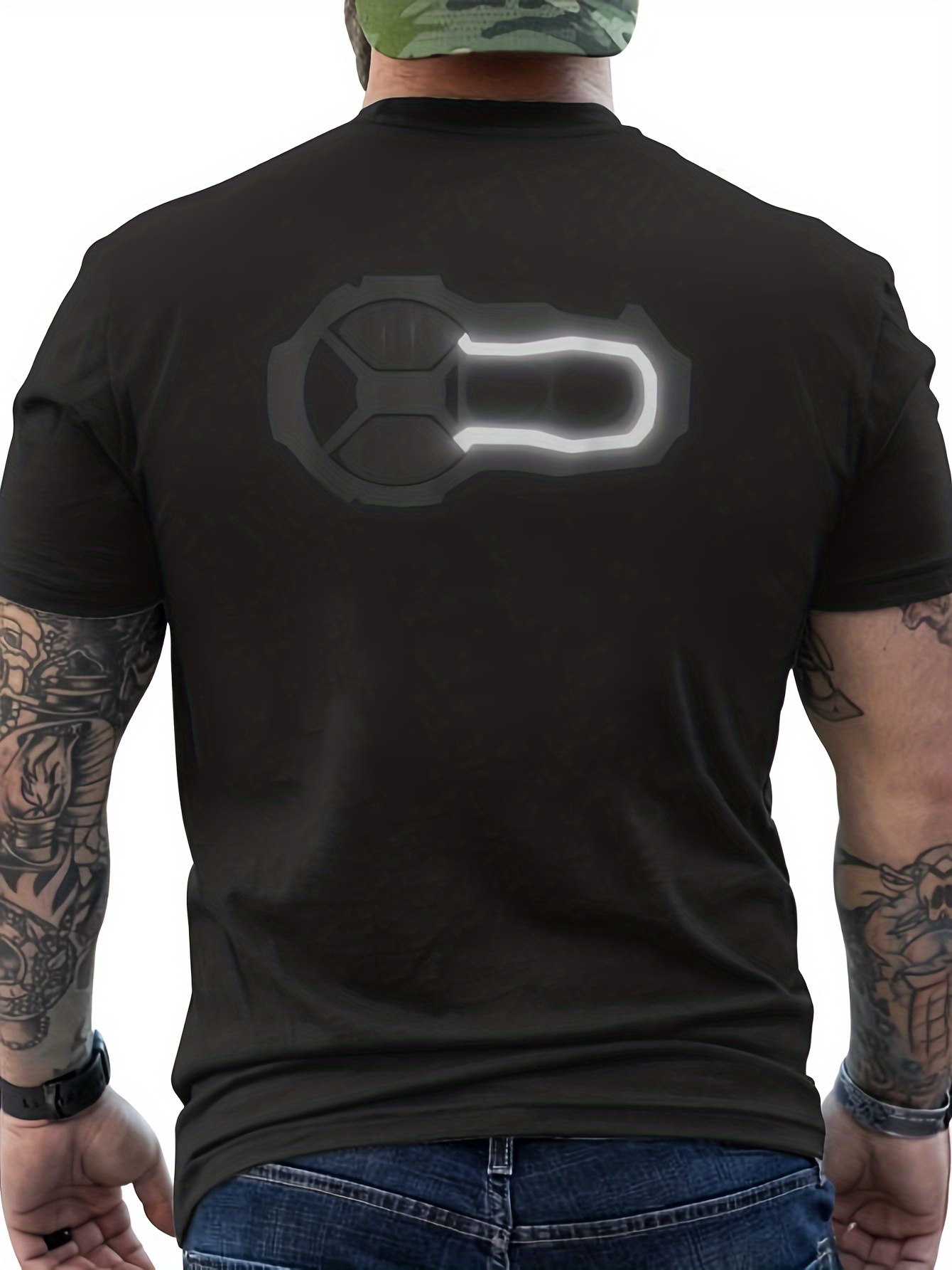 T-shirt da moto con logo GS 1250 - Traspirante, confortevole, adatta a tutte le stagioni, con stampa grafica