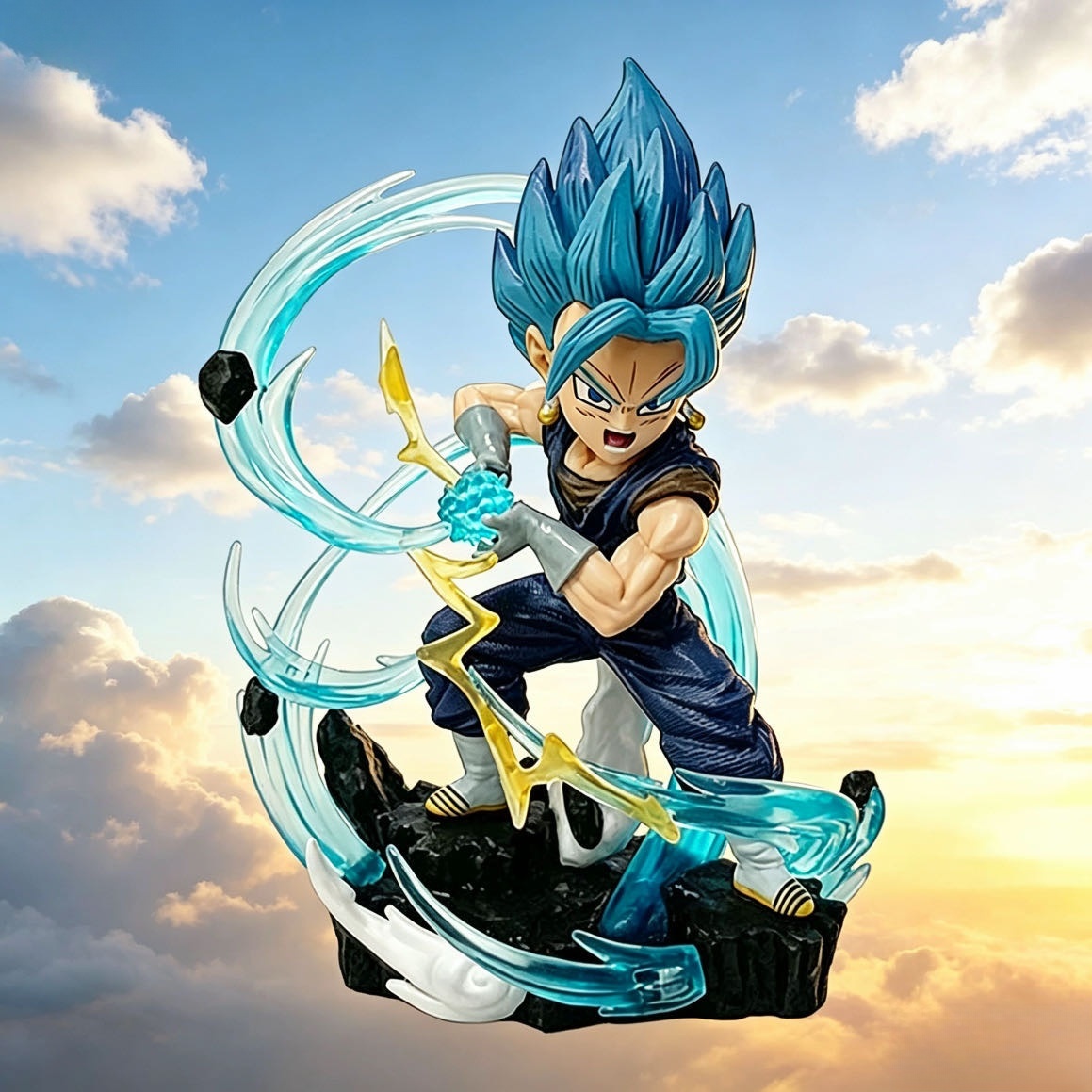Figurine de dessin animé Dragon Ball Z, Version Q, Vegetto, 11CM, figurine de collection, modèle de jouets pour enfants, cadeaux