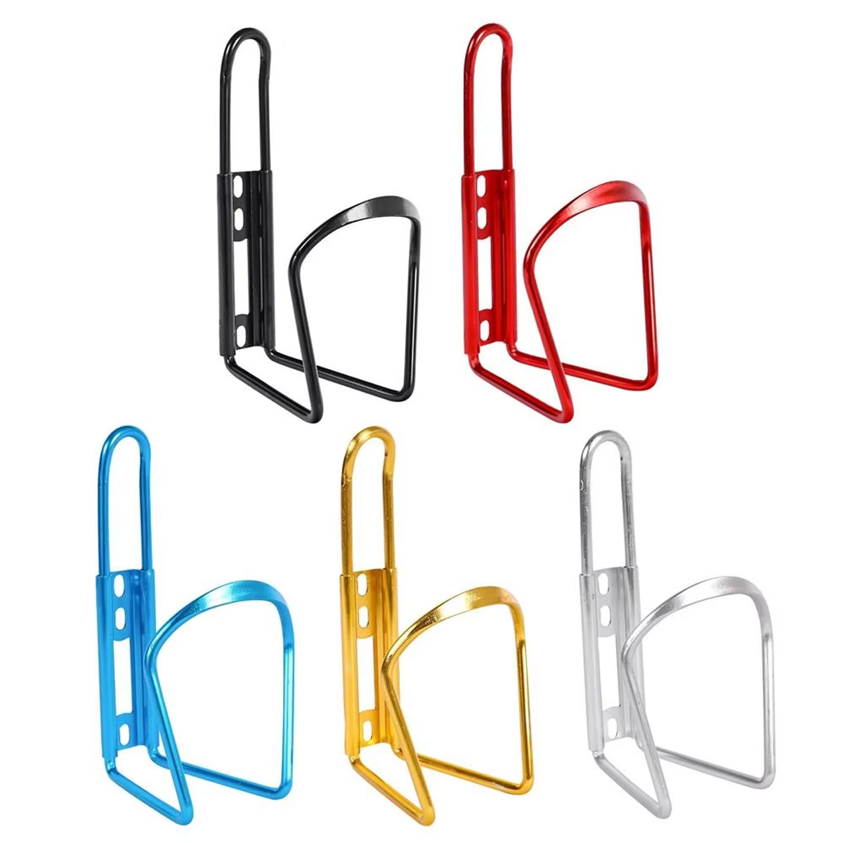 Soporte para botella de agua de bicicleta, soporte ligero para botella de agua de aleación de aluminio, soporte para botella de agua para bicicleta de montaña y carretera, 5 opciones de Color