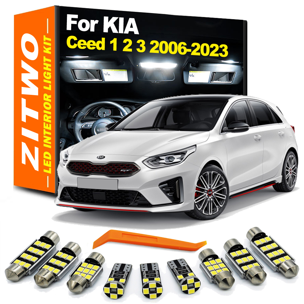 ZITWO Kit luce interna a LED per Kia Ceed Proceed Hatchback SW ED JD CD 1 2 3 MK1 MK2 MK3 2006 -2020 2021 2022 2023 Accessori