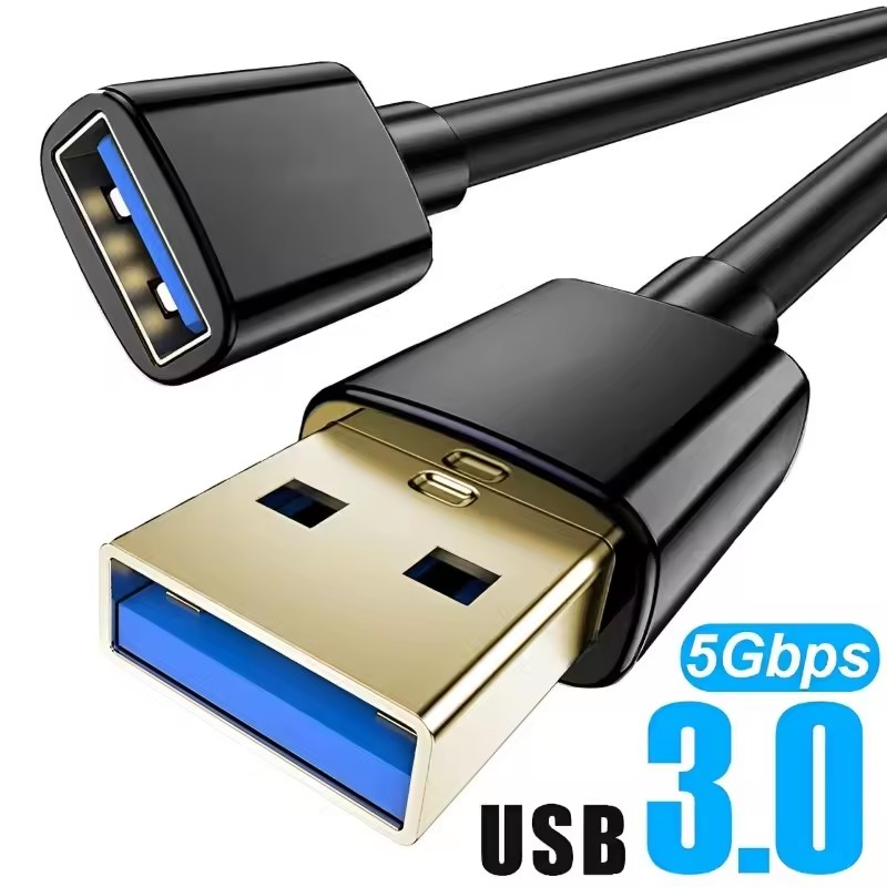 Cable de extensión USB3.0 para Smart TV PS4 Xbox 1m 2m 3m Cable extensor sincronización de datos de súper velocidad USB 3,0 2,0 Cables de transferencia rápida