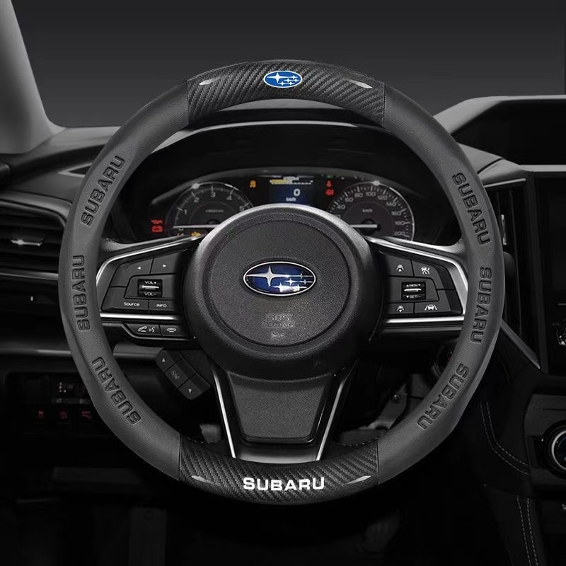 Для Subaru Brz Wrx Xv Ascent Forester Outback Impreza Legacy автомобильный противоскользящий ультратонкий чехол на руль из углеродного волокна