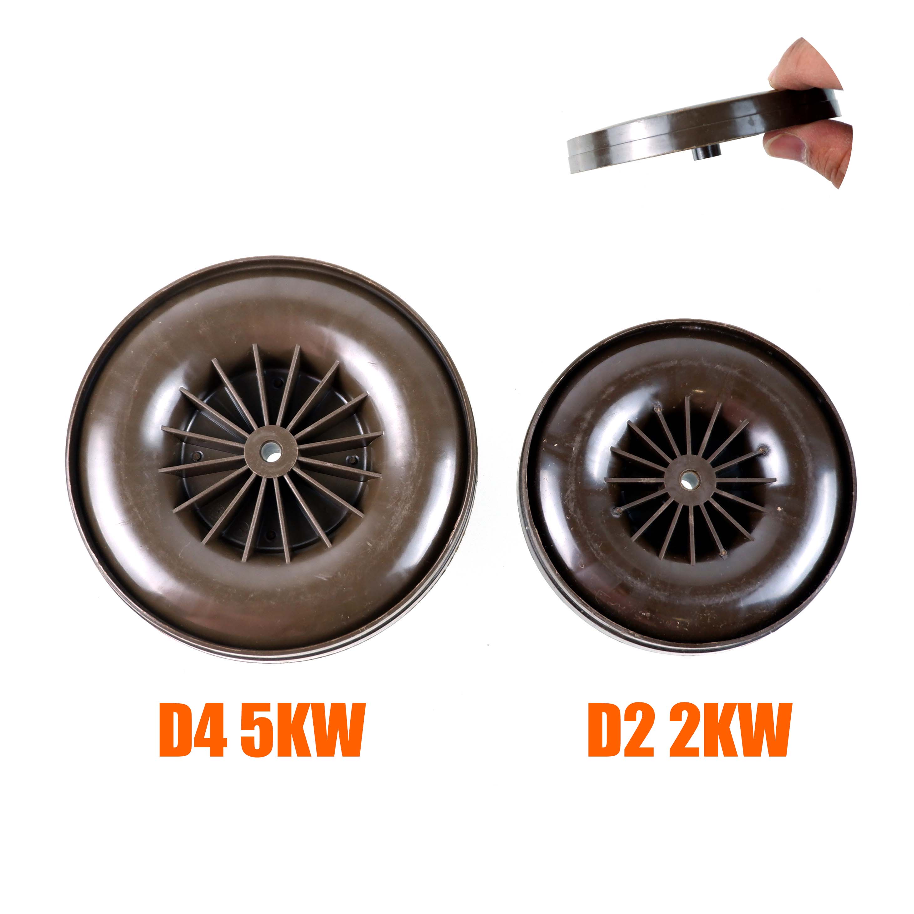 Calentador de coche de 12V, Motor de ventilador, rueda de viento interior para calentadores de estacionamiento de aire diésel chinos de 2KW y 5KW D2 D4