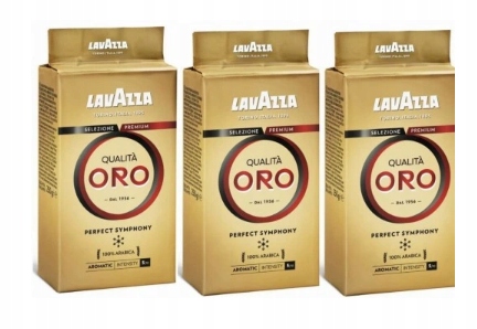 Lavazza Qualita ORO 750g - Kawa mielona o intensywnym smaku i aromacie, idealna do espresso i cappuccino, włoska tradycja