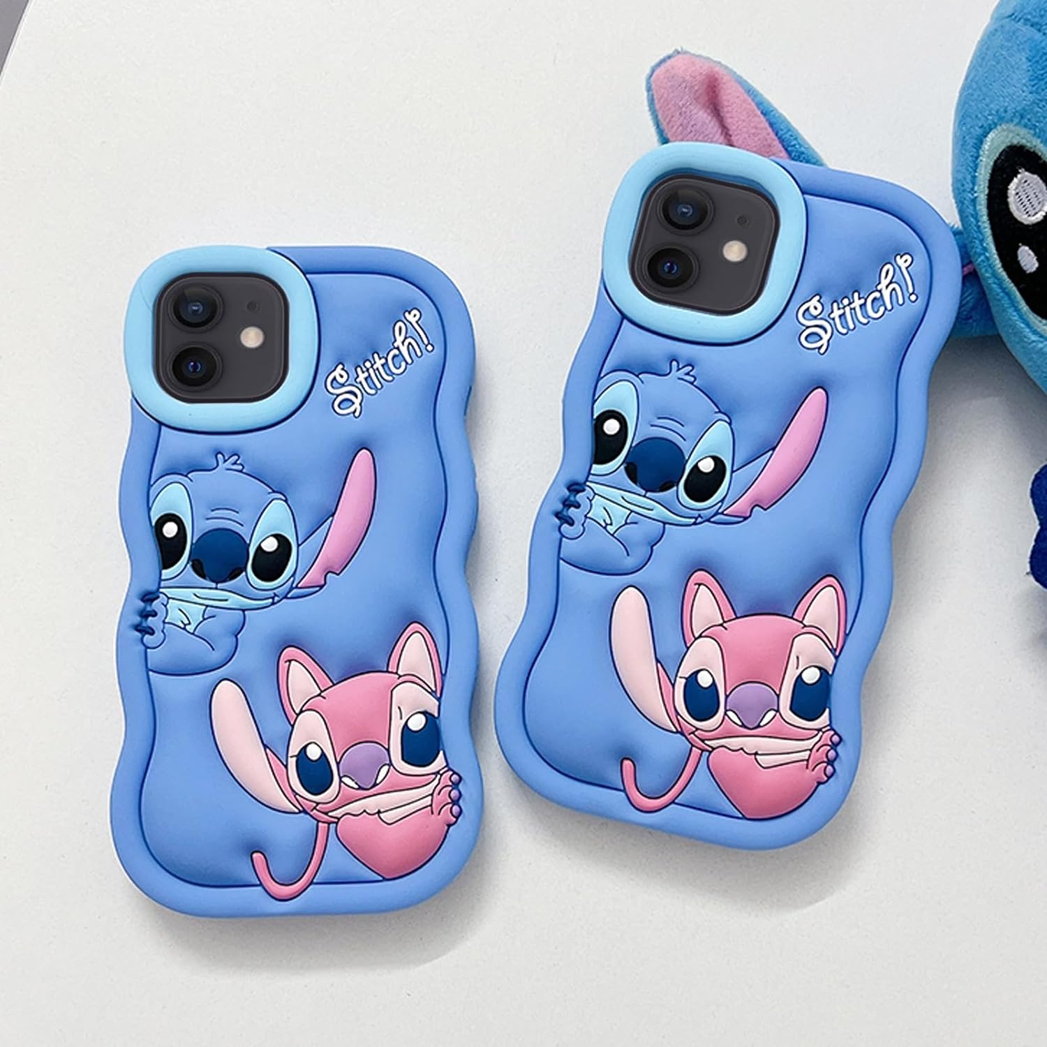 Funda suave de silicona con punto ondulado para iPhone 16 15 14 13 12 11 Pro Plus mini Max Xs XR 6 7 8 SE