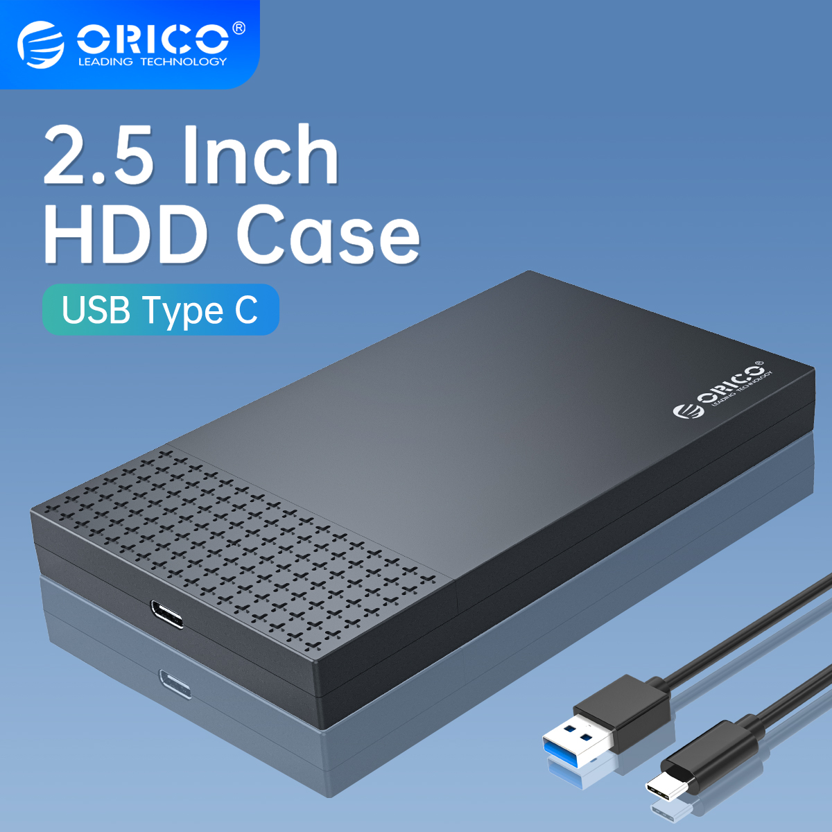Obudowa zewnętrznego dysku twardego ORICO Type-C SATA na USB3.1 Obudowa dysku twardego 2,5'' HDD SSD 6 Gb/s Obsługa UASP