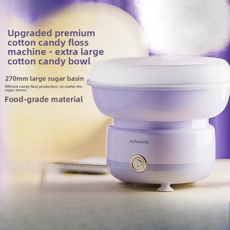 Christmas gift cotton candy machine children's home small fully automatic commercial cotton candy machine handmade
