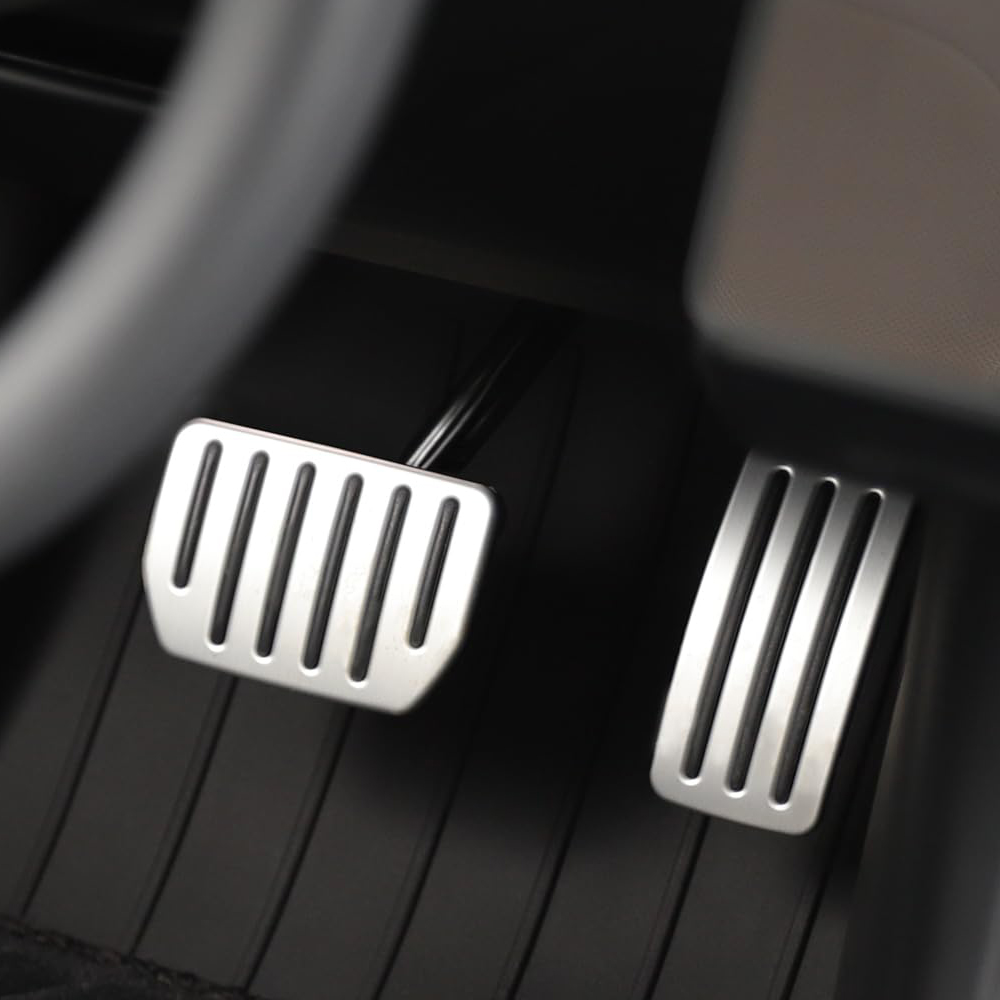 Aplicável para tesla modelo 3/y/2024 renovação 3 acelerador freio resto pedal de freio anti deslizamento e resistente ao desgaste acessório capa