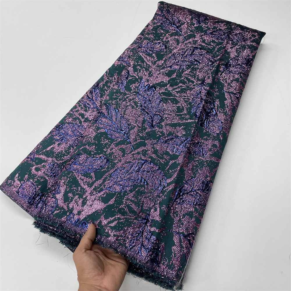 Tecido de renda brocado africano moda renda brocado nigeriano alta qualidade jacquard francês renda bordada para costura diy pano de festa