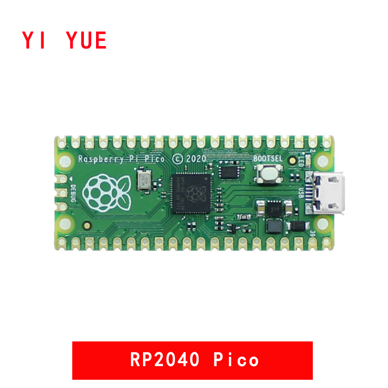 Officieel Raspberry Pi Pico Board RP2040 Dual-Core 264KB ARM Microcomputers met laag vermogen Hoogwaardige Cortex-M0+ processor