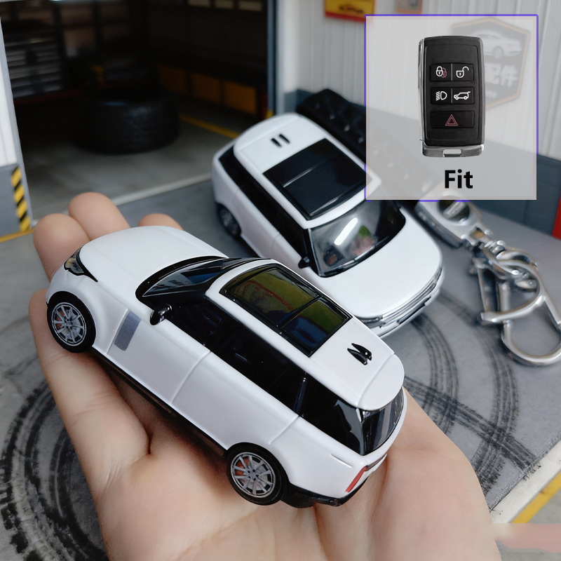 Étui à clés intéressant pour Land Rover Range Rover Sport Evoque Freelander Velar Discovery 4 Jaguar XE XJ XF, étui pour clé de voiture et guitare