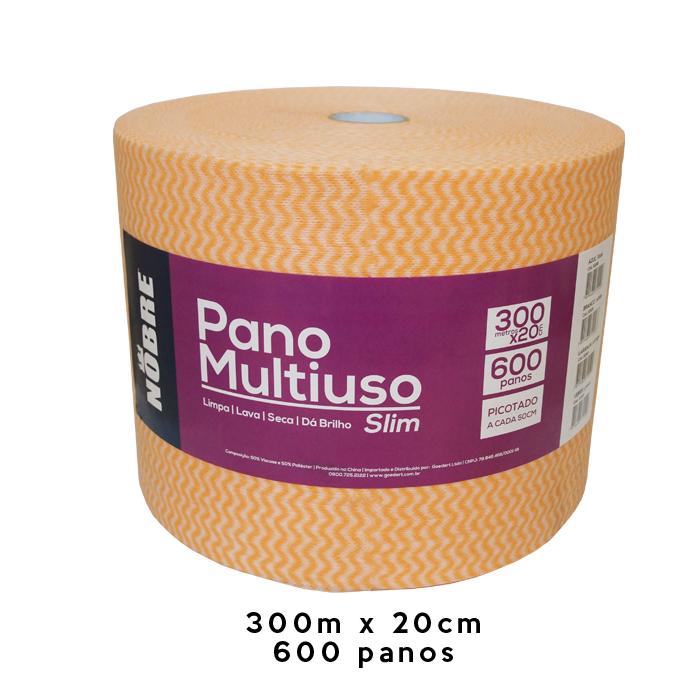 SLIM Multipurpose Cloth 20cm x 300m - 600 clothe (approx. 50cm) NOBLE Orange