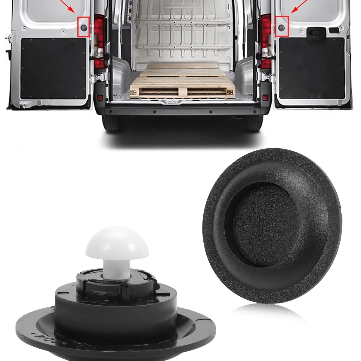 1/2 шт. кнопка открывания багажника задней двери для Fiat Ducato Peugeot Boxer Citroen Jumper Relay 2006-2021 1607485980 735426396