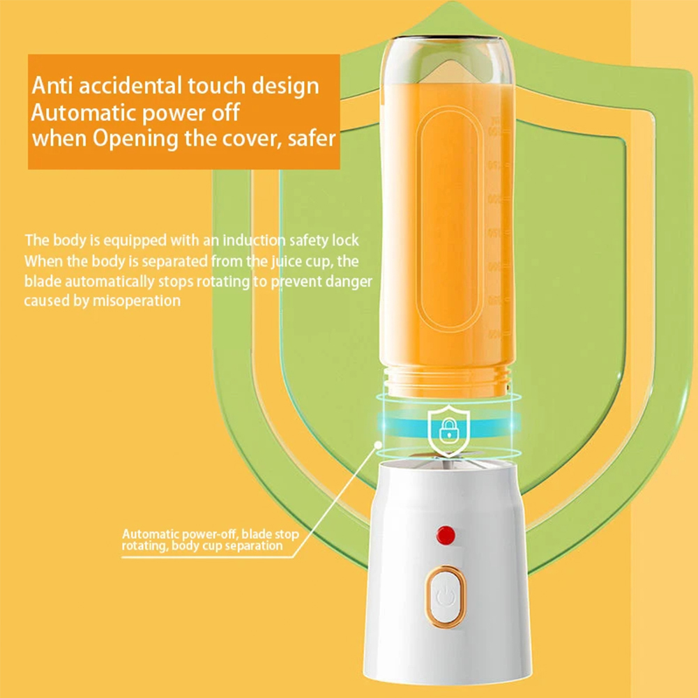 500ml liquidificador elétrico portátil 40w usb recarregável sem fio espremedor de alta potência copo para smoothie milkshake suco alimentos