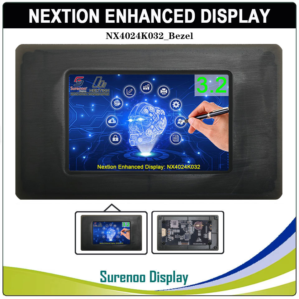 3.2 "Nextion améliorée-NX4024K032 Basic-NX4024T032 HMI UART série TFT LCD Module affichage tactile résistif