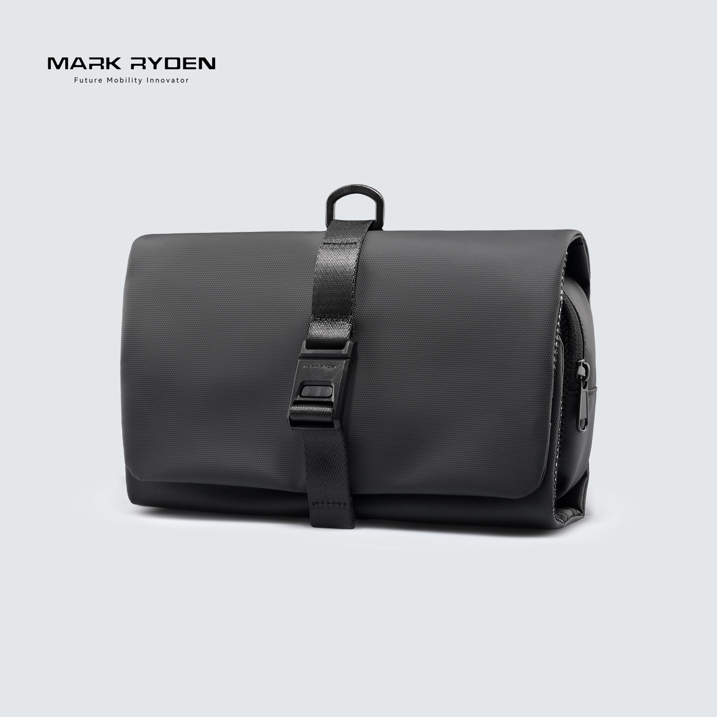 MARK RYDEN Tas Perlengkapan Mandi Travel Tas Organizer Tahan Air Kantong Ringan Hitam Elegan