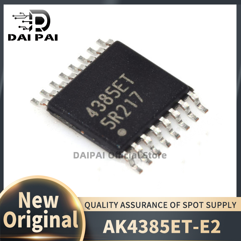 (10 stks-20 stks/partij) 100% Nieuwe originele AK4385ET-E2 AK4385ET 4385ET AK4385 TSSOP16 Chipset