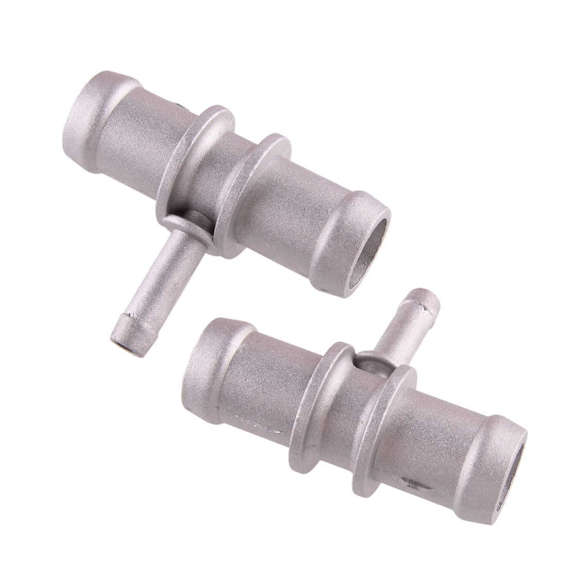 2 Stuks 3/4 ''5/16'' 3/4'' Zilver 20mm-8mm-20mm Tee Heater Slang Koelvloeistof Reducer Fitting Water Connector Universele Nieuwe