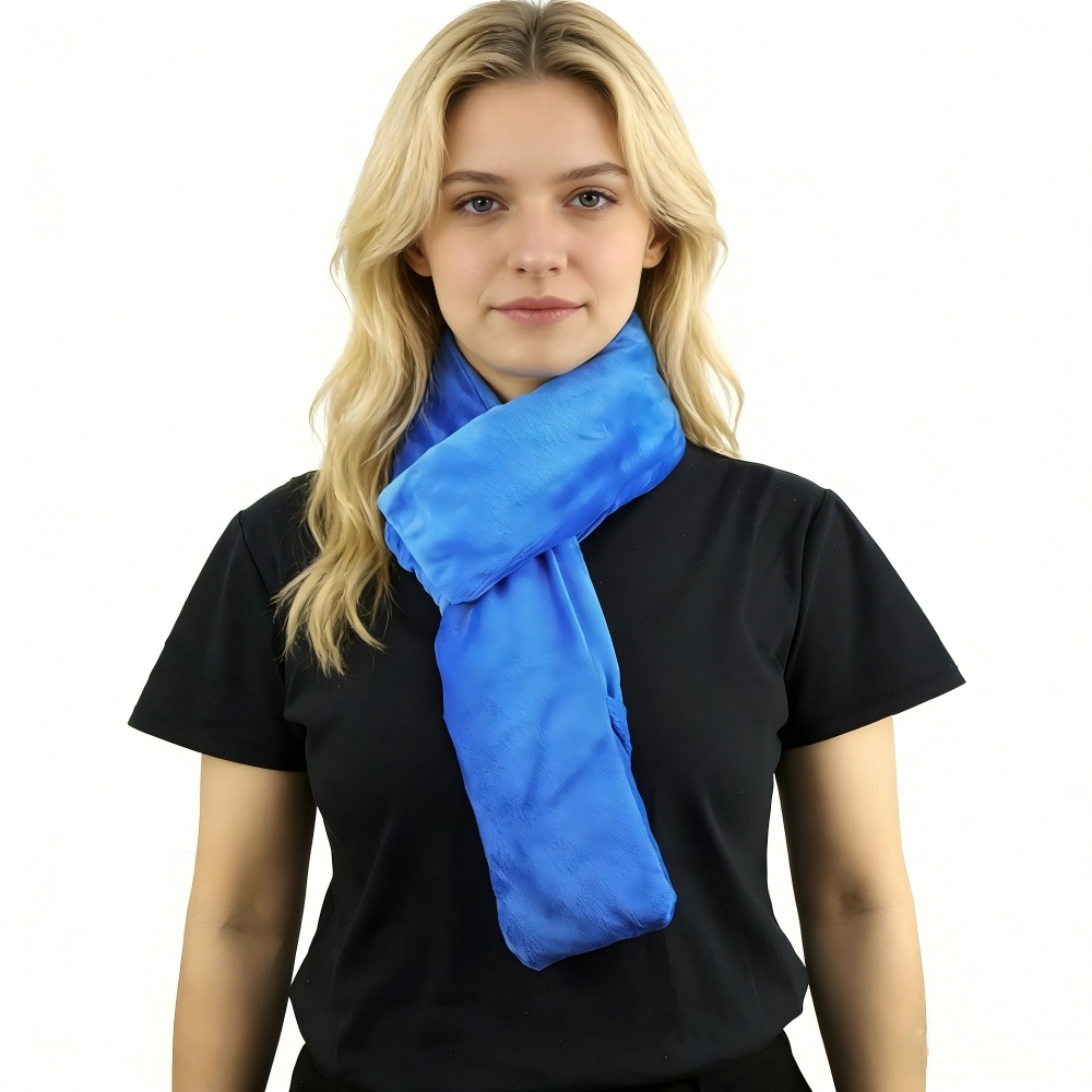 Tuhopeta Compresse Chauffante Micro-ondable Portable pour le Cou et les Épaules, Soulagement de la Douleur, Chaleur Apaisante pour le Dos et les Muscles Endoloris, Coussin Chauffant