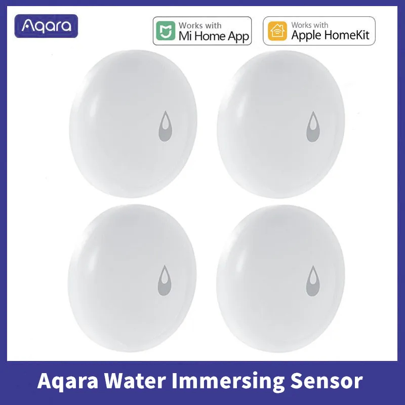 Aqara 漏水センサー ZigBee 水浸漬検出器アラームセキュリティ浸漬センサースマートホーム Xiaomi Mi ホームホームキットアプリ