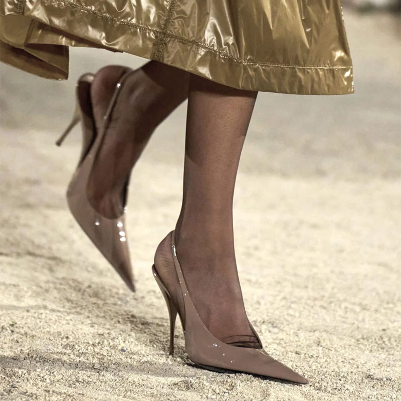 Chaussures pour femmes 2026 talons hauts 9.5 cm sandales pour femmes taille 34-43 nouvelle mode pointu été femmes chaussures Sandalias De Mujer