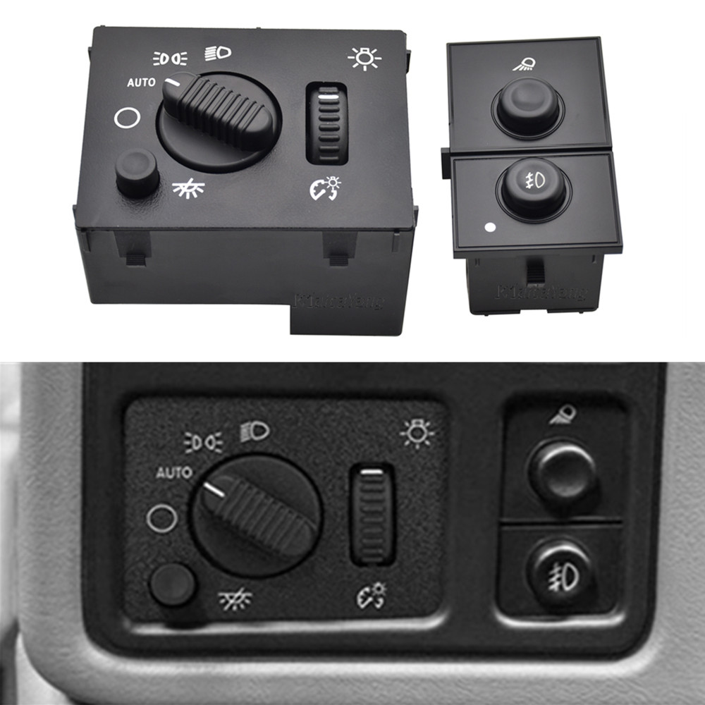 Новый переключатель управления противотуманными фарами для Cadillac Escalade EXT ESV Chevy Avalanche Silverado GMC Sierra 15143597