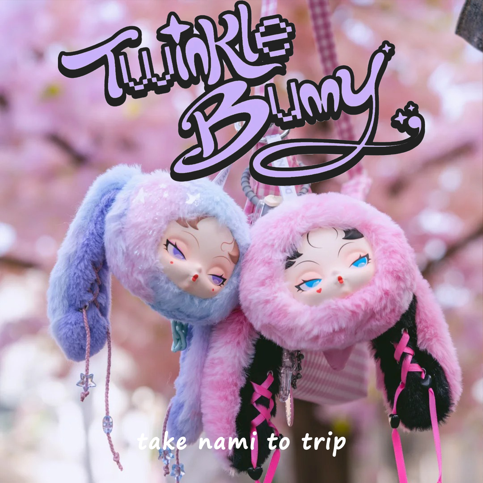 Nami Twinkle Bunny Bag Blind Box Series Hanger Sleutelhanger Vinyl Gezicht Mystery Box Anime Actiefiguren Speelgoed Trendy Knuffel Geschenken
