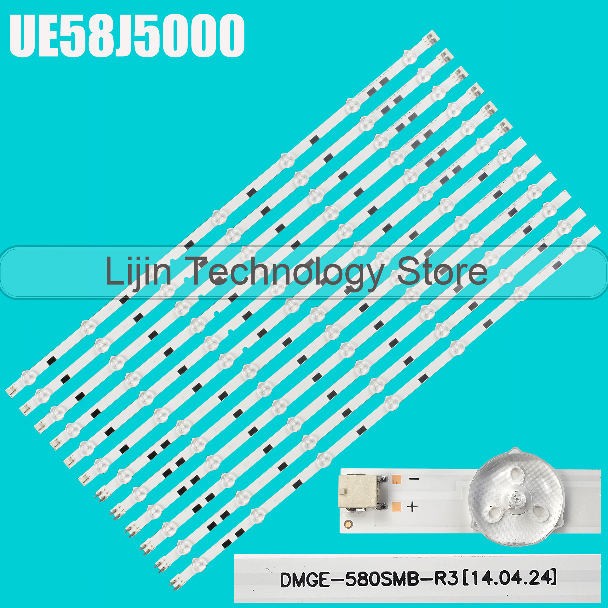 Светодиодная лента подсветки для UN58H5203AG UE58J5005AK UE58H5273SS UN58J5190AF UE58J5205AK UE58H5200AK UE58H5203AW UA58H5288