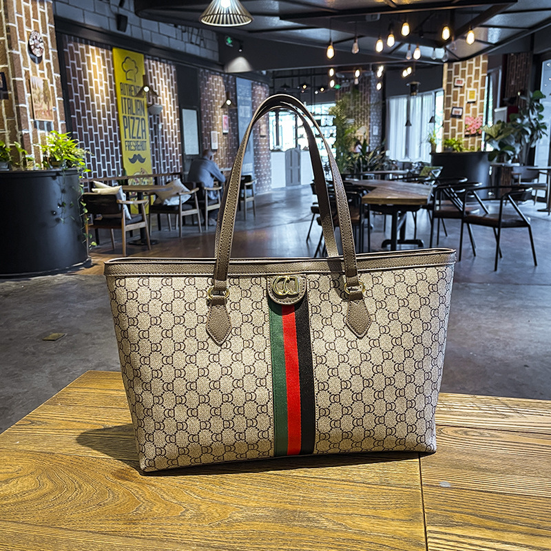 Elegante Bolso de Pañales de Cuero, Estilo Clásico de Diseñador, Bolso Bandolera para Mujer, Gran Capacidad, Bolso Cuadrado con Logotipo de Letras