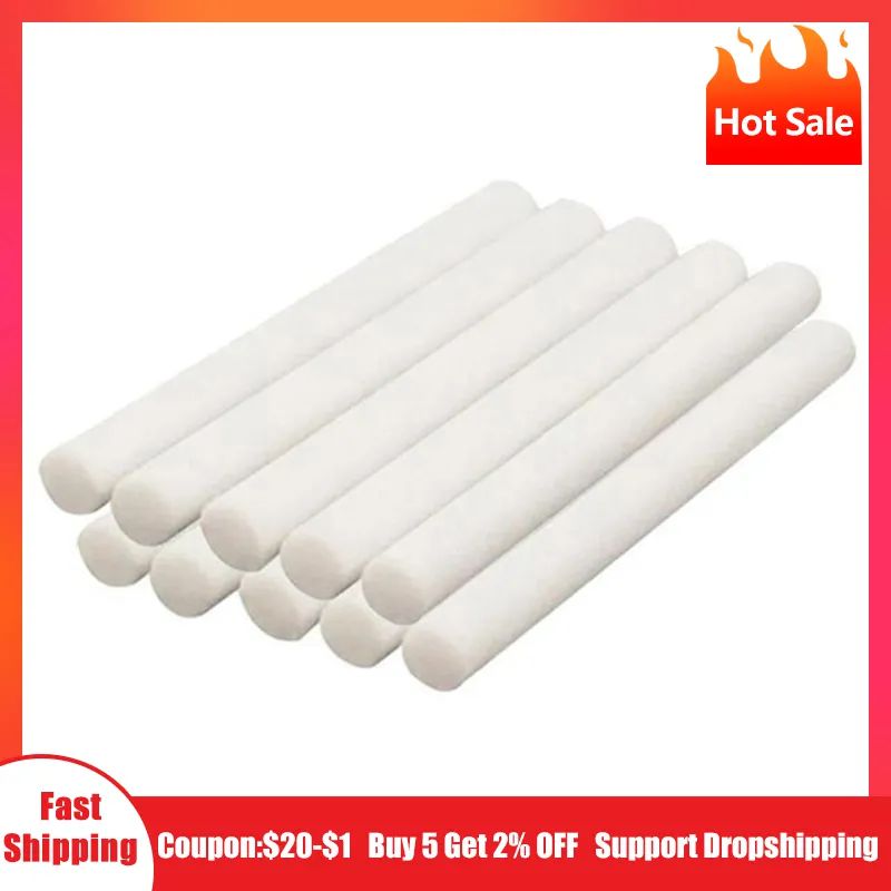 10 unids/pack filtro humidificador reemplazo especial esponja de algodón palo para humidificador USB difusor de Aroma generador de niebla humidificador de aire