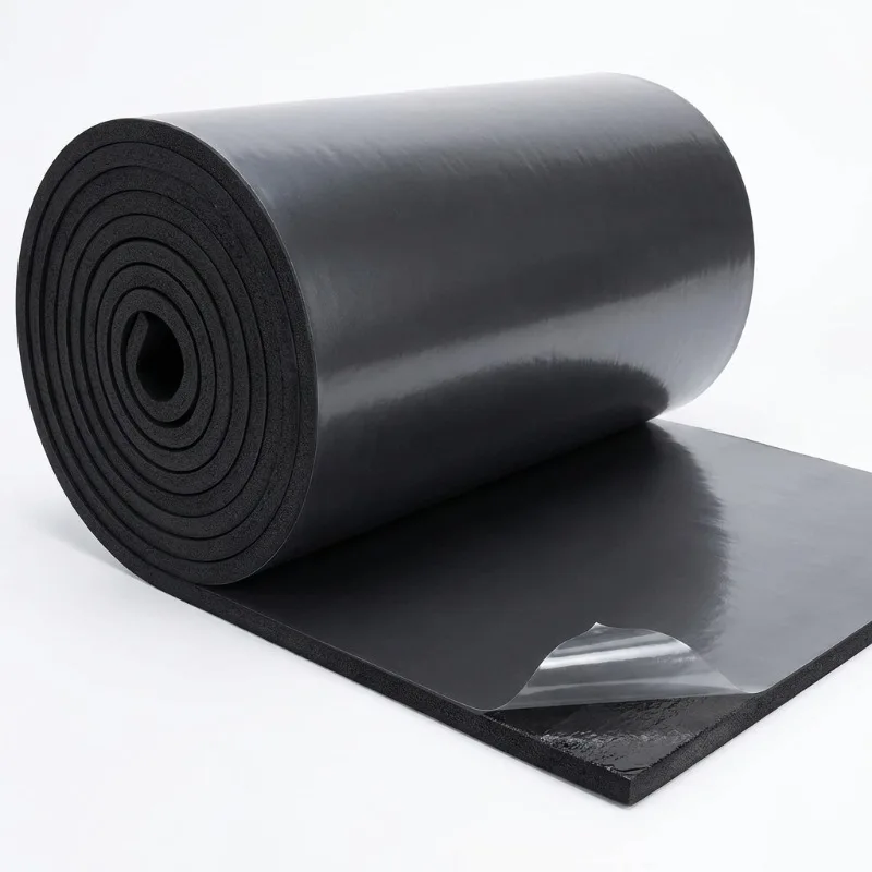Self-Adhesive Black Foam Insulation Pad for Soundproofing & Heat Insulation Waterproof Flame Retardant Easy Cut DIY Foam Sheet