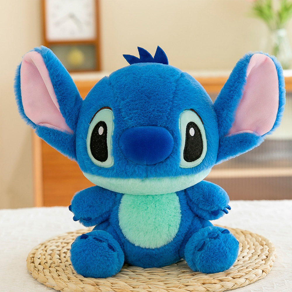 Muñeco de peluche de Disney Stitch de 25cm, juguetes de Anime Kawaii Lilo & Stitch, muñecos de peluche Stich, juguetes de regalo de cumpleaños para niños