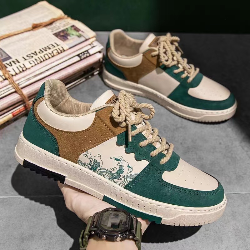 Scarpe da Skateboard Casual alla Moda, Multifunzionali, Antiscivolo e Resistenti all'Usura, Progettate Specificamente per Uomini, Leggere