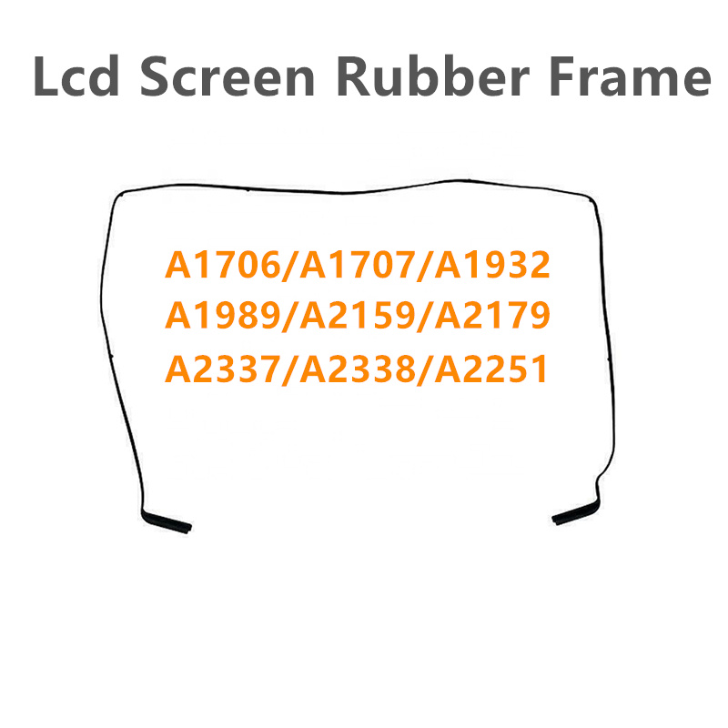 หน้าจอ LCD จอแสดงผลยาง BEZEL แหวนกรอบกลางสําหรับ MacBook Pro Air 13.3 "A1706 A1708 A1932 A1989 A2159 A2179 A2337 A2338A2551