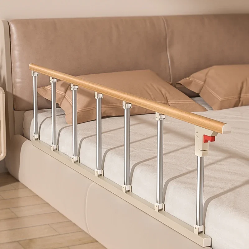 Elderly Bedside Safety Rail Single-Side Bed Guard Senior Anti-Fall Barrier Home Bed Assist Handle