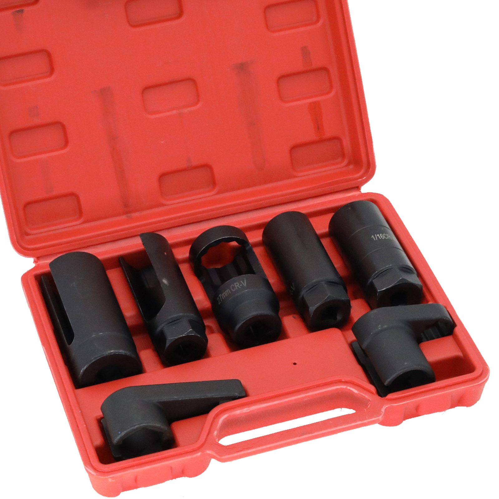 7PC Zuurstof Lambdasonde Socket Removal Set Tool Kit Motor 22MM/27MM/29MM 15-20