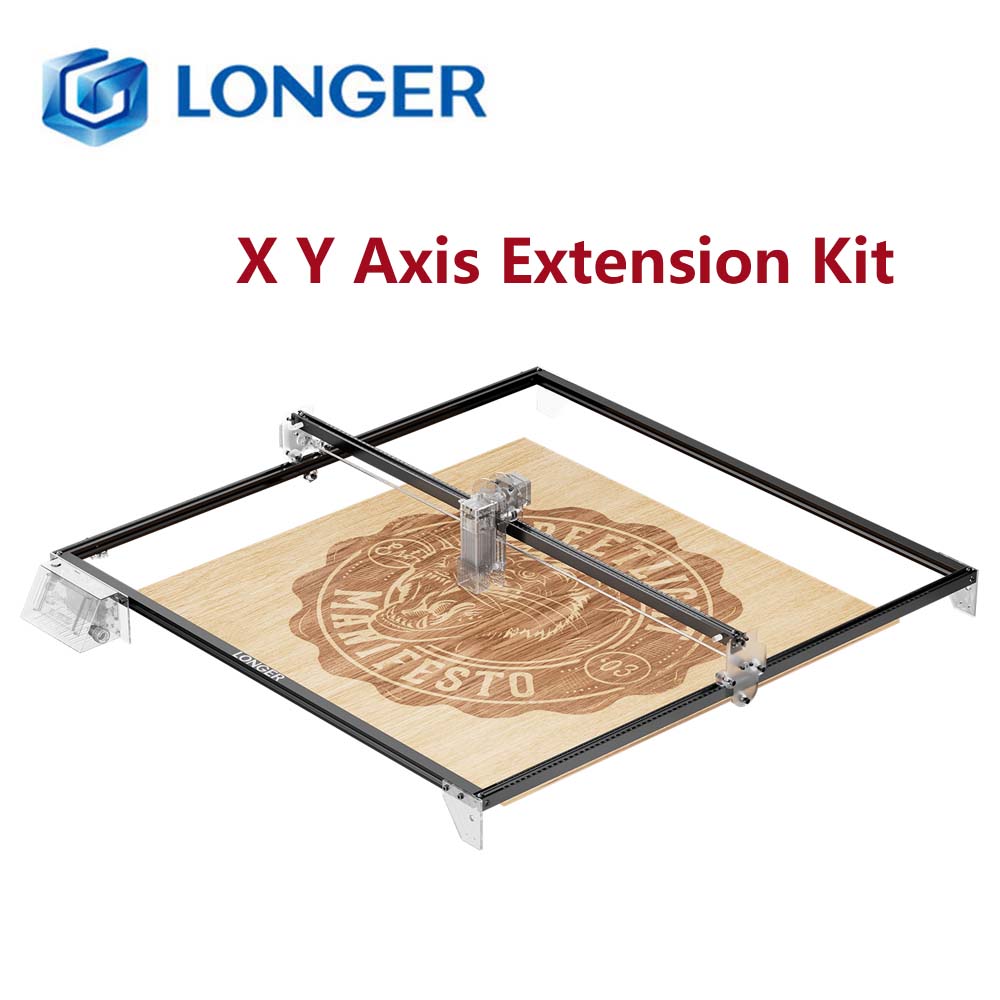 Kit de extensão de eixo X Y para gravador a laser LONGER RAY5 para gravador a laser RAY5 5W 10W 20W mais longo (eixo XY)