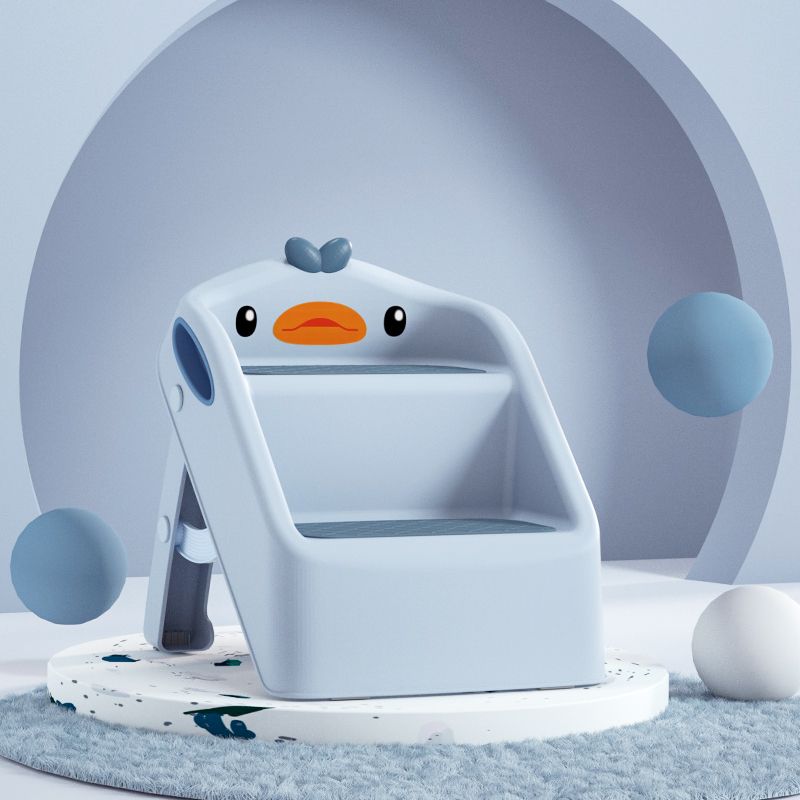 New Footstool Children's Toilet Stepping Footstool Baby Washing Tiable Ladder Non-slip Children Wash Face And Brush Teeth Can Be