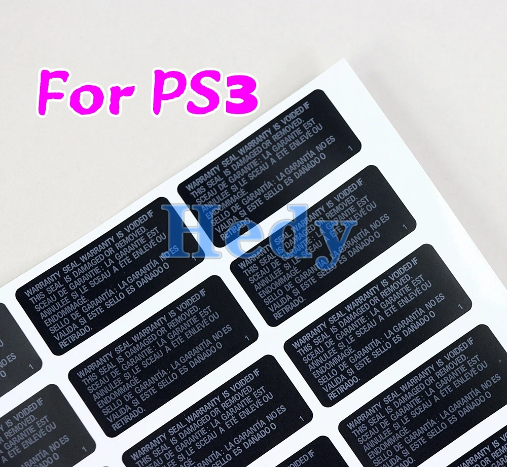 5PCS Security Seal Sticker For PS3 2015B Warranty Seals